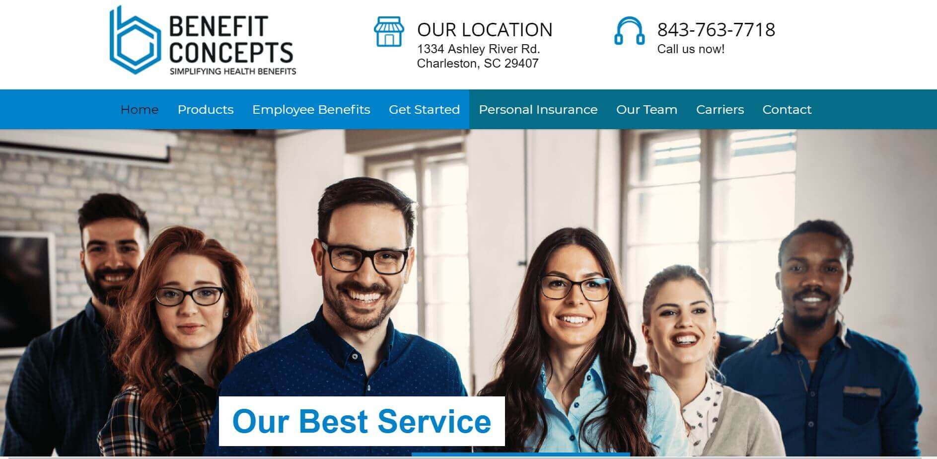 benefit concepts employee benefit company social media in charleston