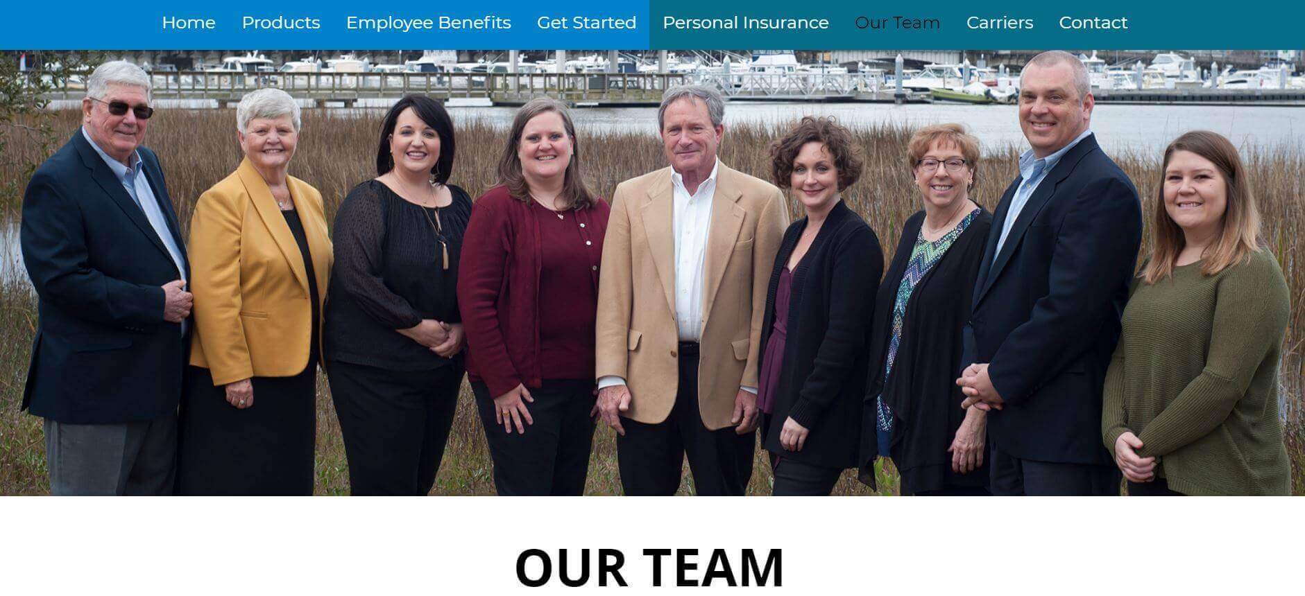 benefit concepts employee benefit company web design in charleston