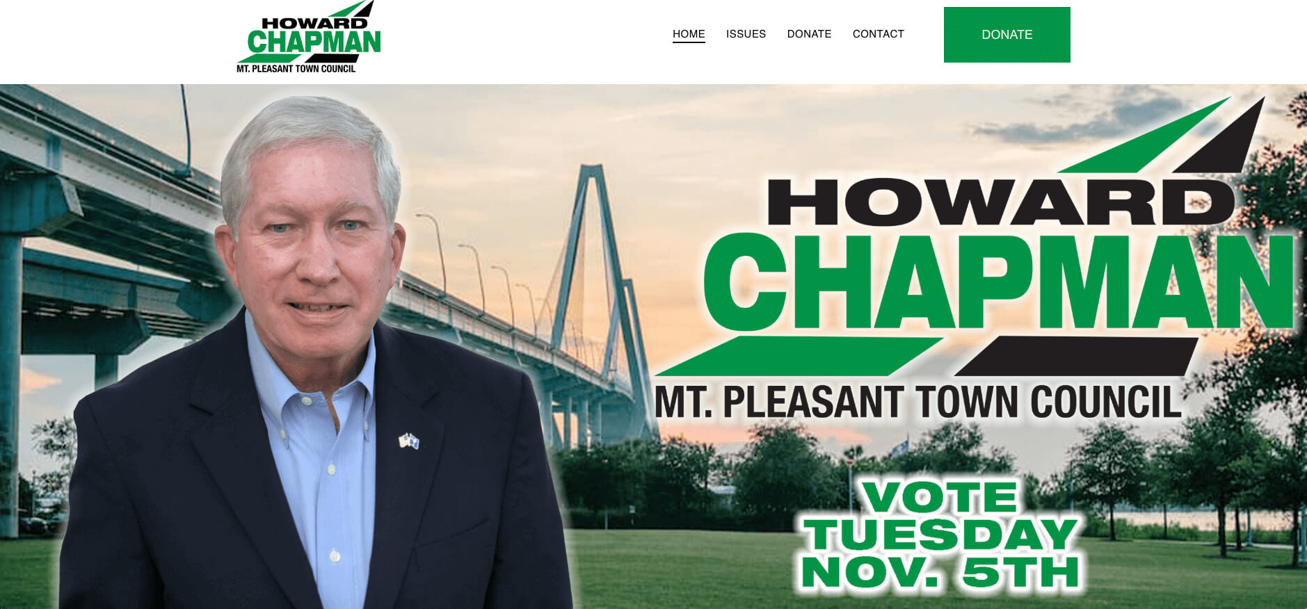 howard chapman town council website for campaign