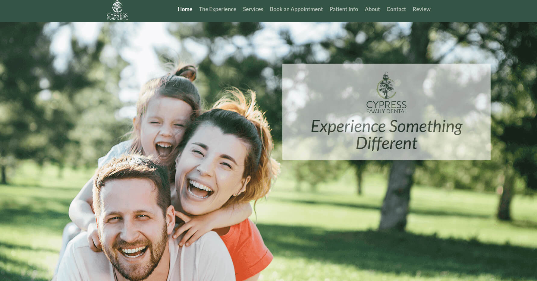 cypress family dental johns island dentist web design for dental office