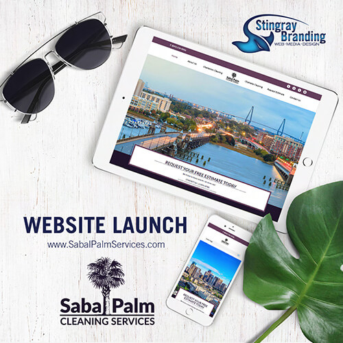 sabal palms cleaning company website design charleston sc