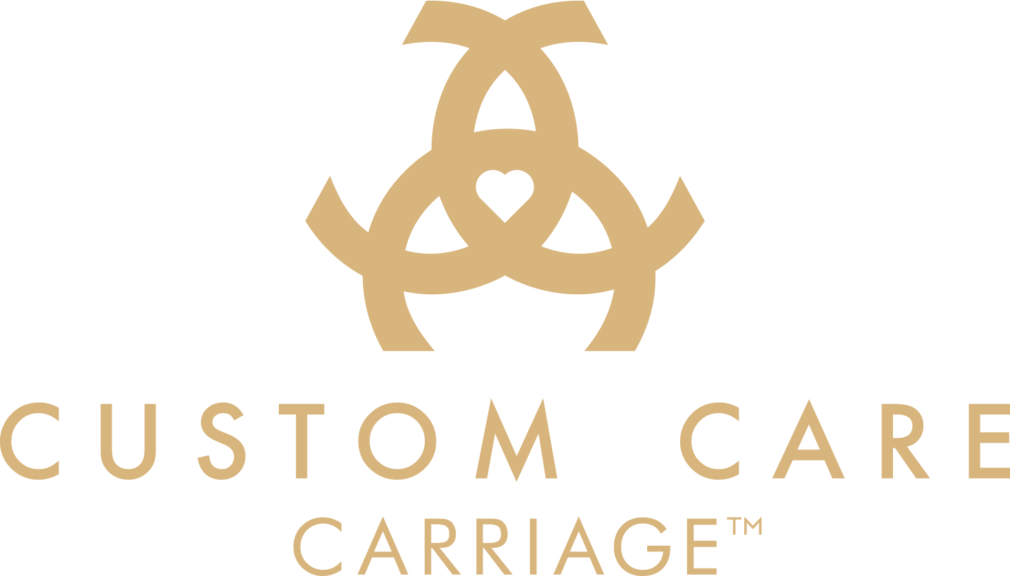 Custom Care Carriage Logo Wheelchair Service 