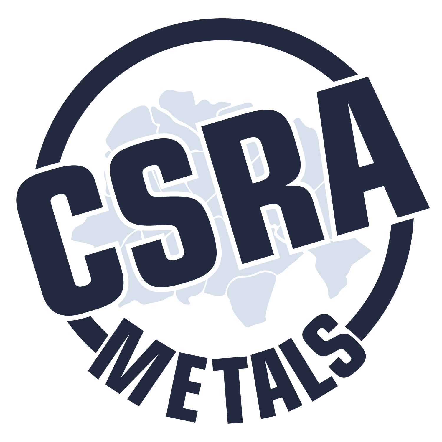csra metals logo design, greenville logo, contracting company