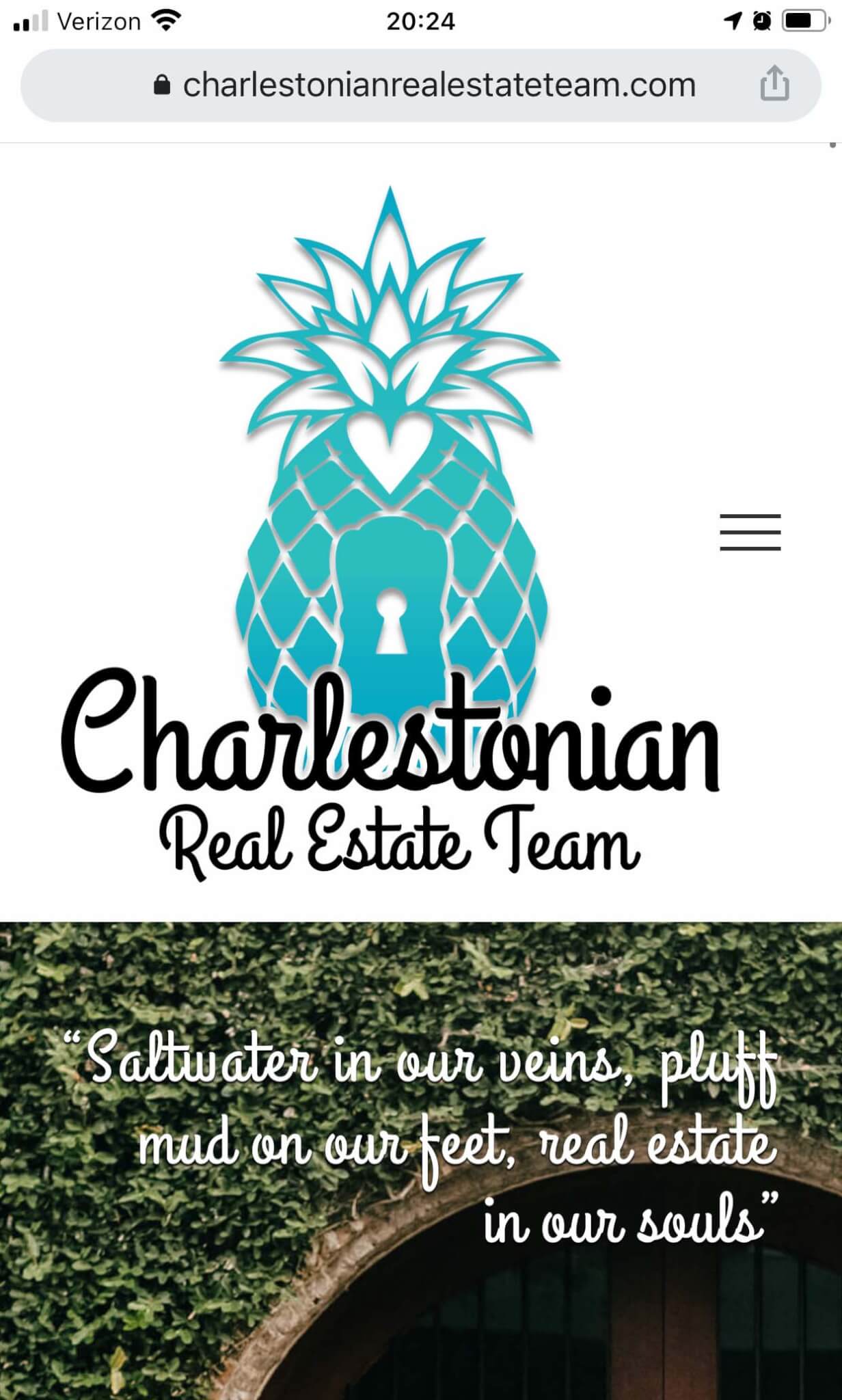 charlestonian real estate web design, idx web design company