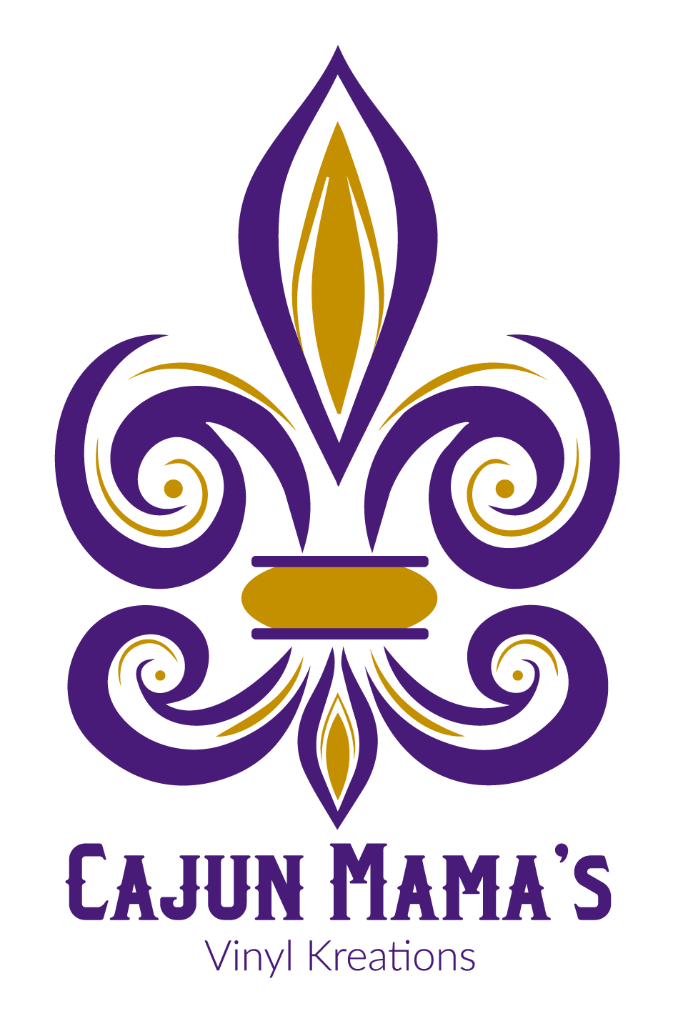 cajun mama's logo design, award winning graphic designer