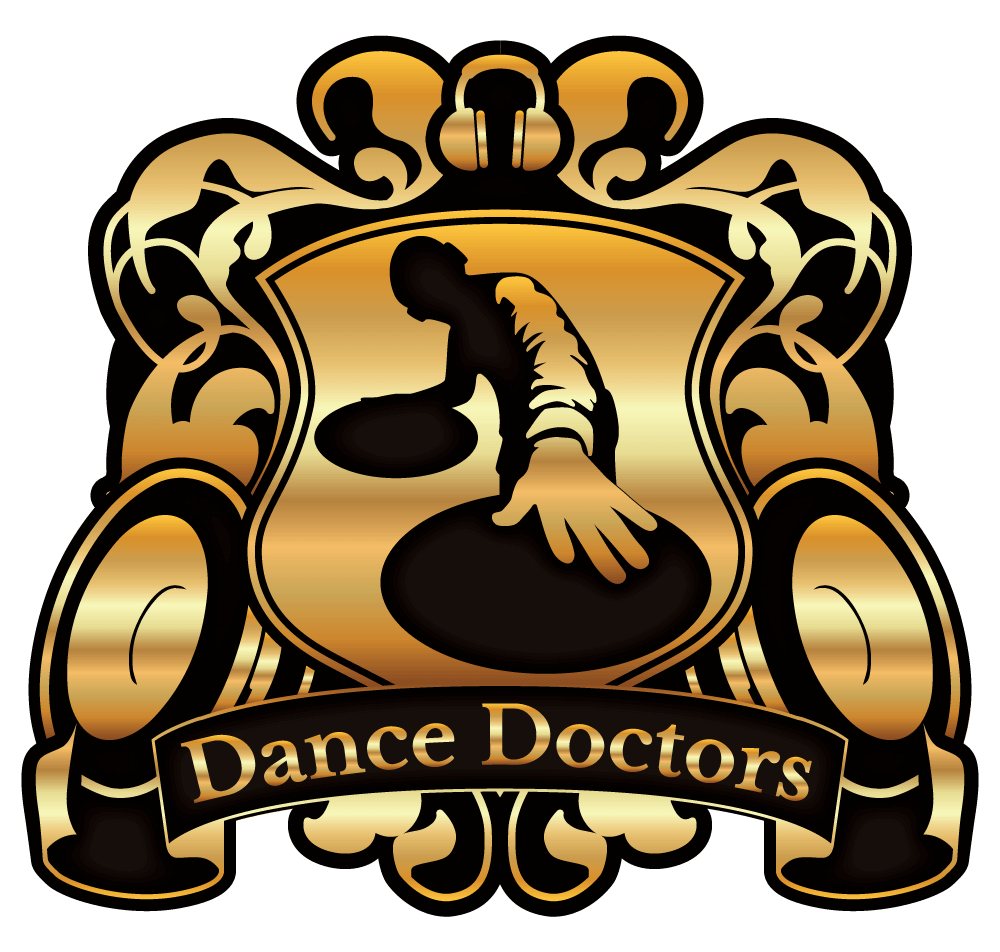 dance doctors logo earl newell dj logo local branding