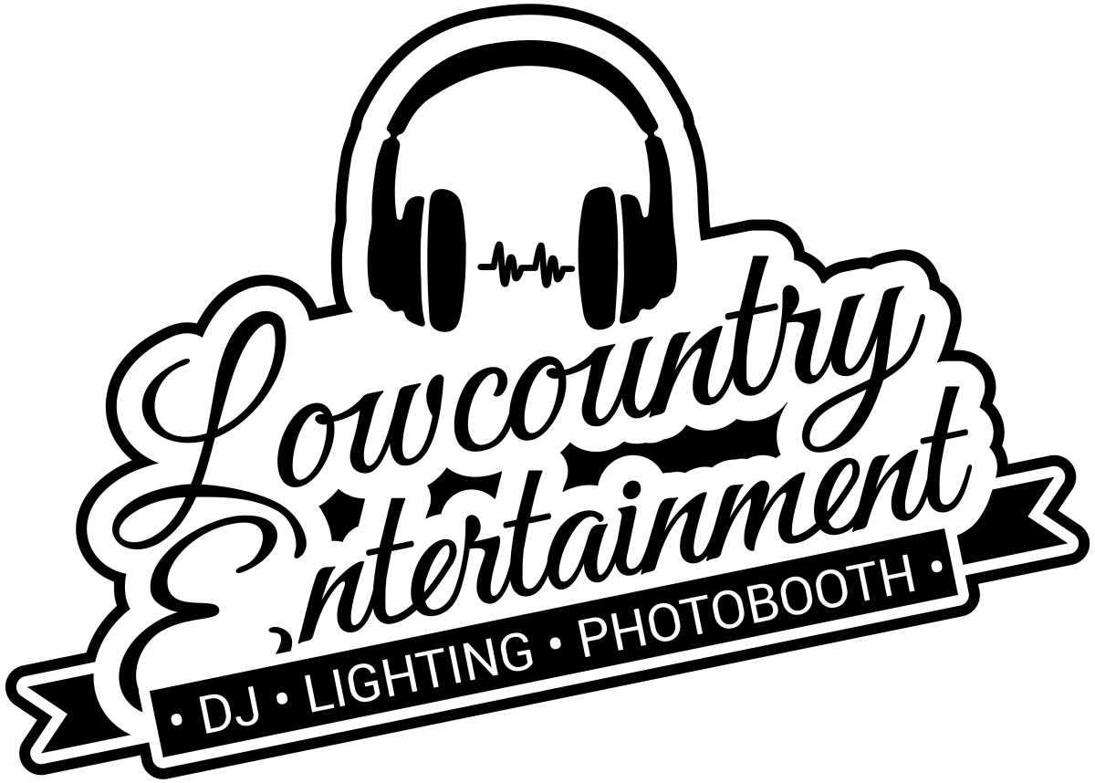 lowcountry entertainment dj logo charleston logo design graphic design
