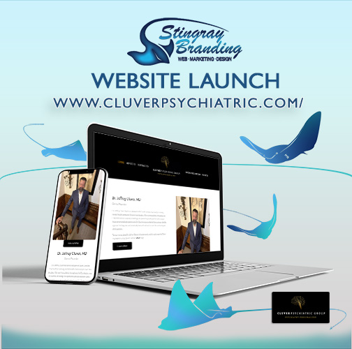 new website for cluver psychiatric group created by stingray branding
