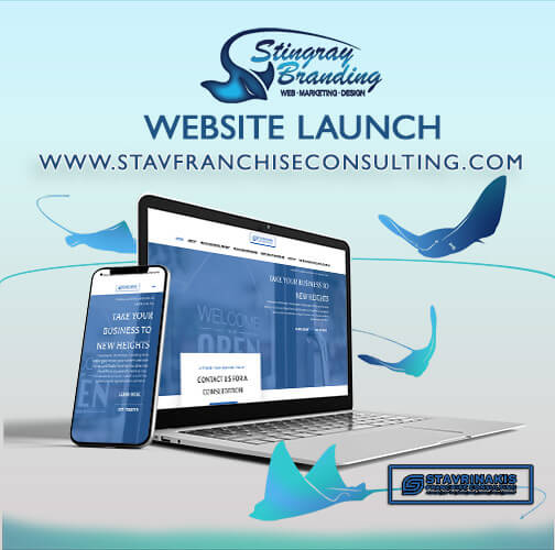 New project announcement for Stavrinakis Franchise Consulting by stingray branding