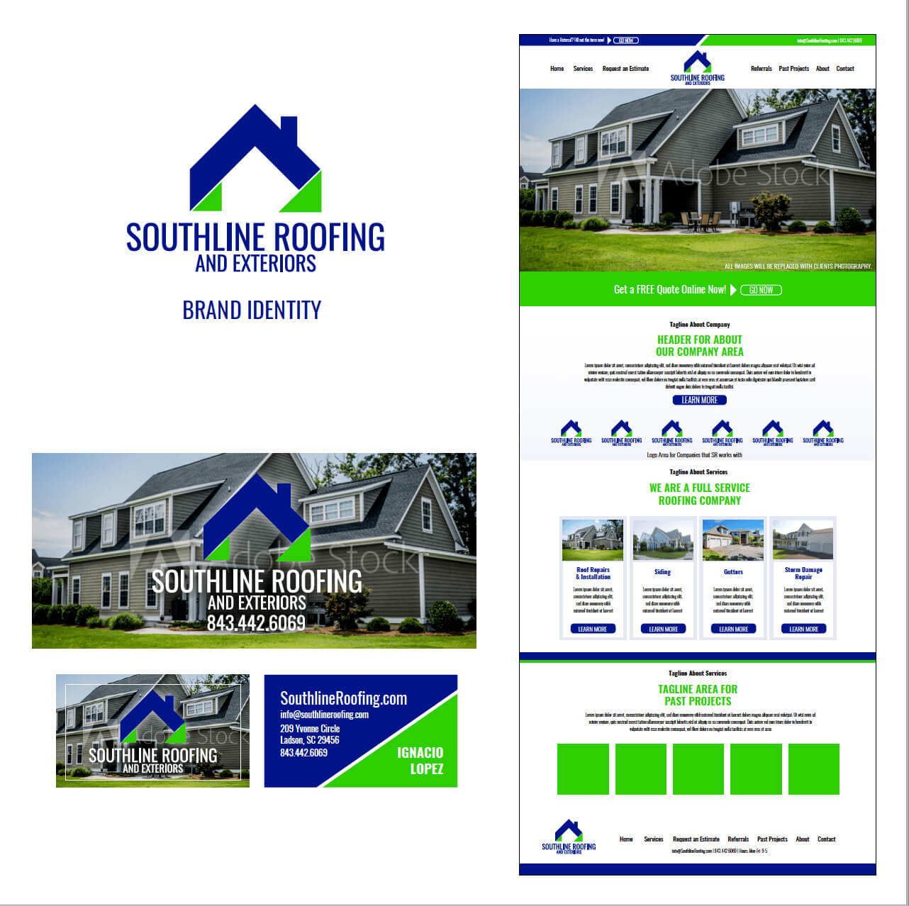 corporate branding southline roofing