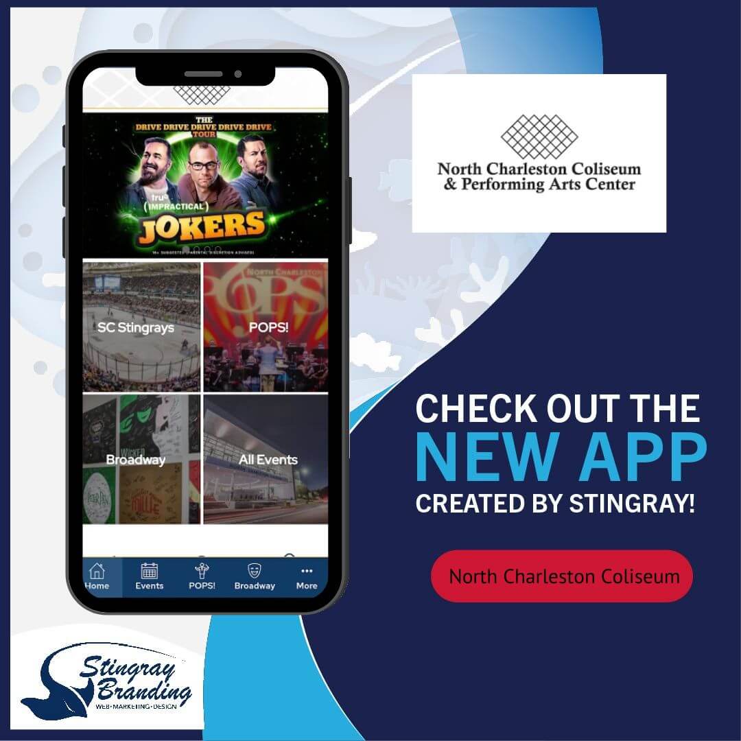 Stingray Branding App Announcement North Charleston Coliseum