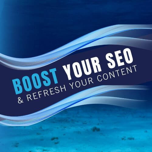 refresh SEO, refresh content, boost Google Rating, Stingray Branding