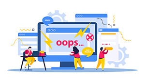 fix a broken website design